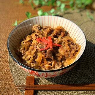 調理時間15分！味しみ牛丼(具)